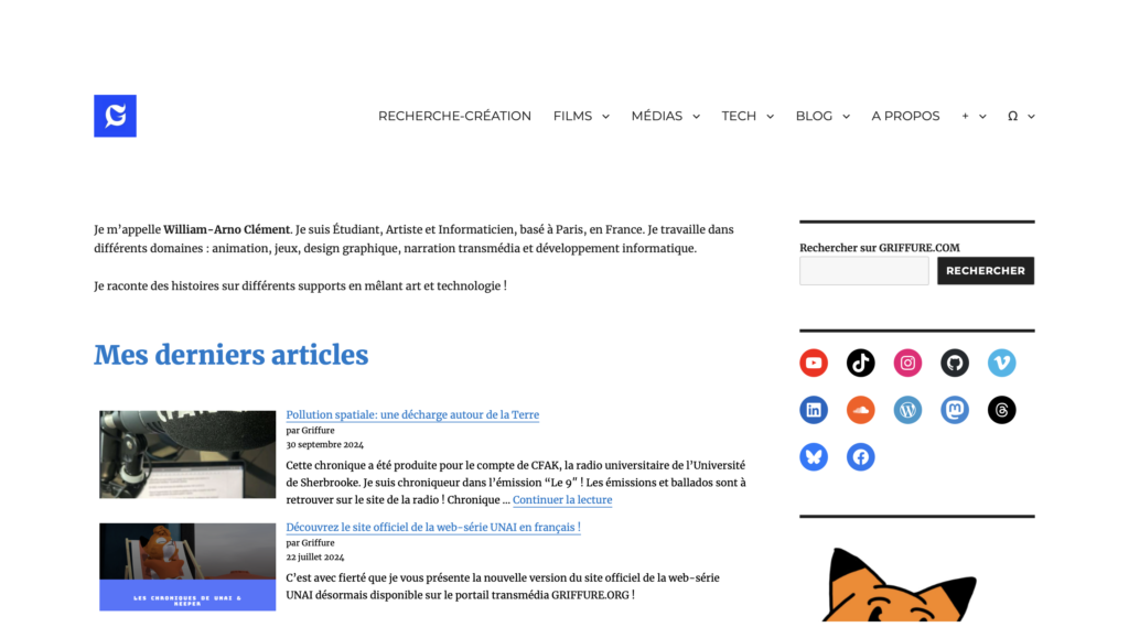 Portfolio griffure.com