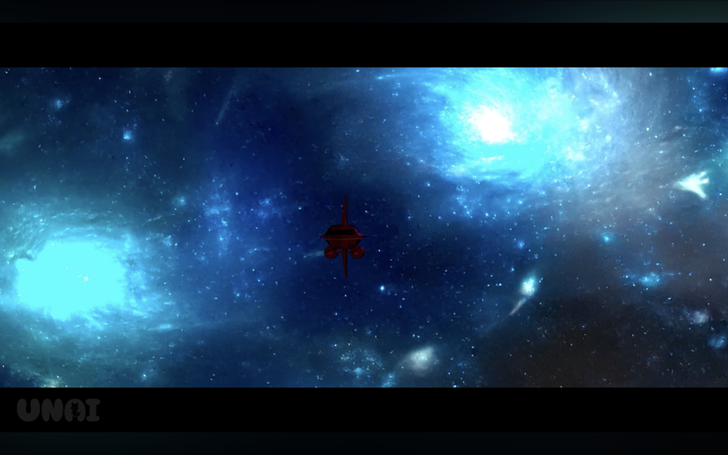 Le Piranha Rouge dans l'espace