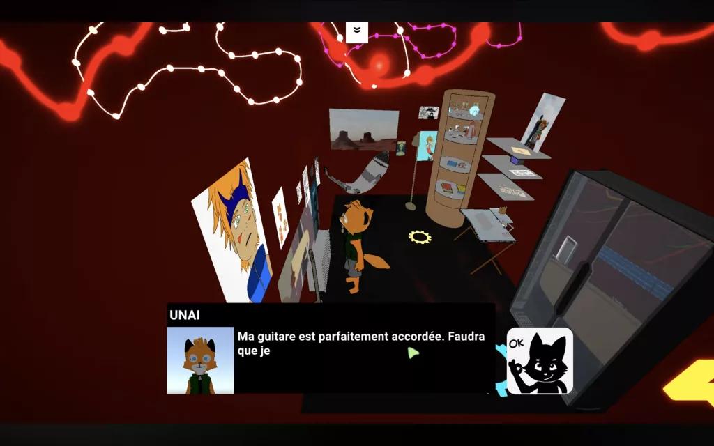 Unai dans sa cabine !